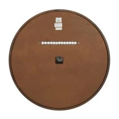 Coupon 👏 Brown Farmhouse Wood Wall Clock, 32" x 32" by Ivory and Iris 🌟 -Cheap Ivory and Iris Store D495802S 6