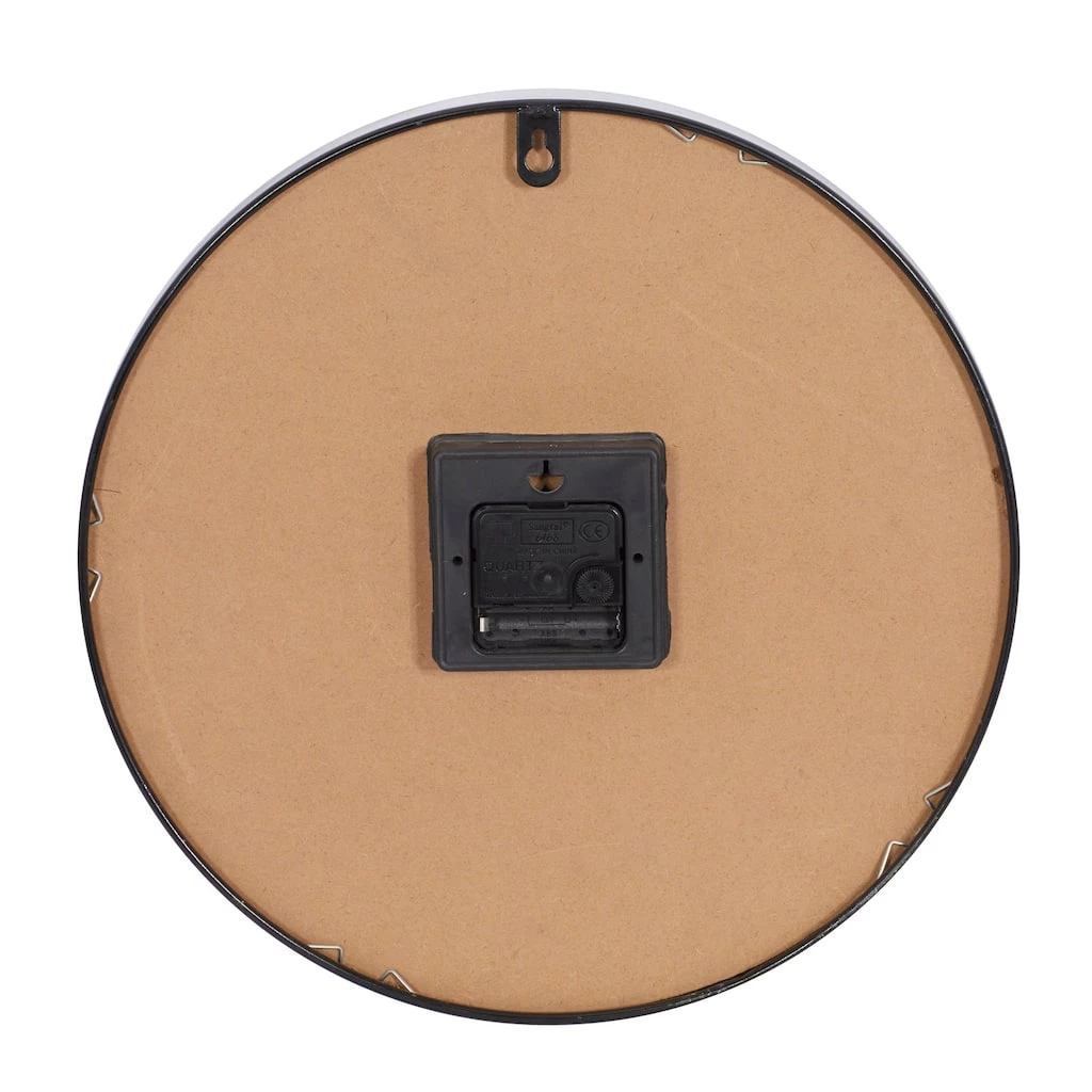 Best deal π Farmhouse Round Black Metal and Wood Clement Audierne Wall Clock, 14" x 14" x 2.40" by Ivory and Iris π 2 Best deal π Farmhouse Round Black Metal and Wood Clement Audierne Wall Clock, 14" x 14" x 2.40" by Ivory and Iris π - Image 2