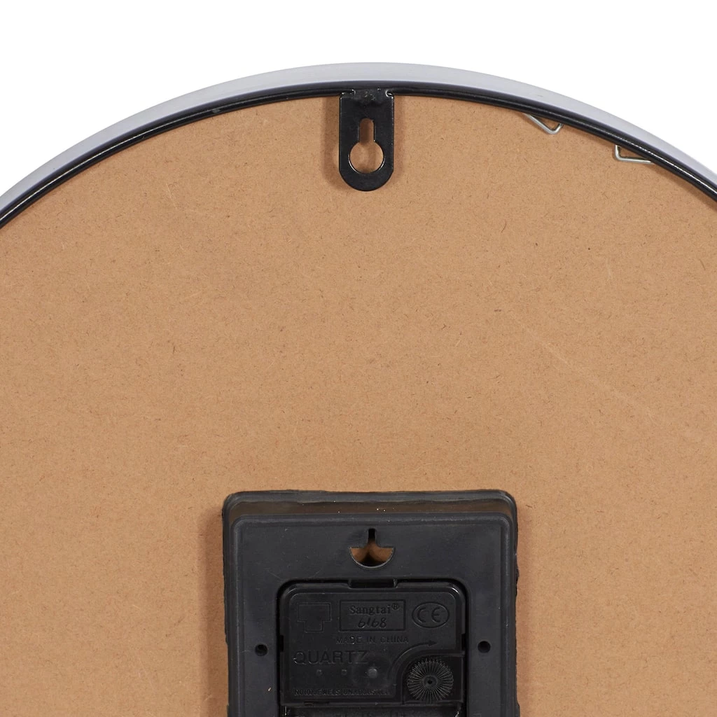 Best deal π Farmhouse Round Black Metal and Wood Clement Audierne Wall Clock, 14" x 14" x 2.40" by Ivory and Iris π 5 Best deal π Farmhouse Round Black Metal and Wood Clement Audierne Wall Clock, 14" x 14" x 2.40" by Ivory and Iris π - Image 5