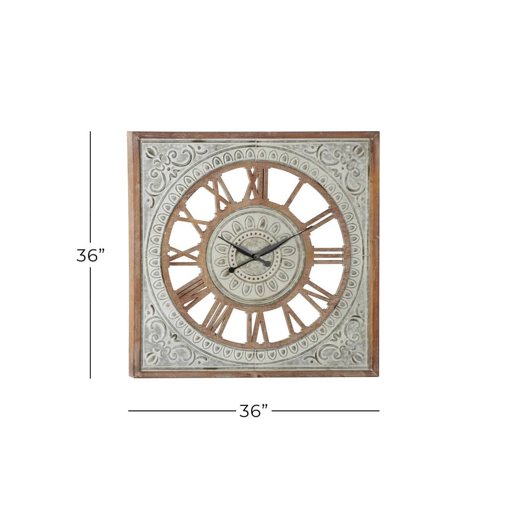 Best reviews of β¨ Brown Farmhouse Wood Wall Clock, 36" x 36" by Ivory and Iris π 5 Best reviews of β¨ Brown Farmhouse Wood Wall Clock, 36" x 36" by Ivory and Iris π - Image 5