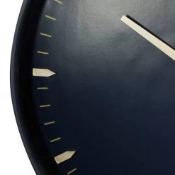 Flash Sale 😍 Black Glass Contemporary Wall Clock, 20" x 20" x 3" by Ivory and Iris 😍 -Cheap Ivory and Iris Store D495807S 4