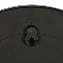 Flash Sale 😍 Black Glass Contemporary Wall Clock, 20" x 20" x 3" by Ivory and Iris 😍 -Cheap Ivory and Iris Store D495807S 5