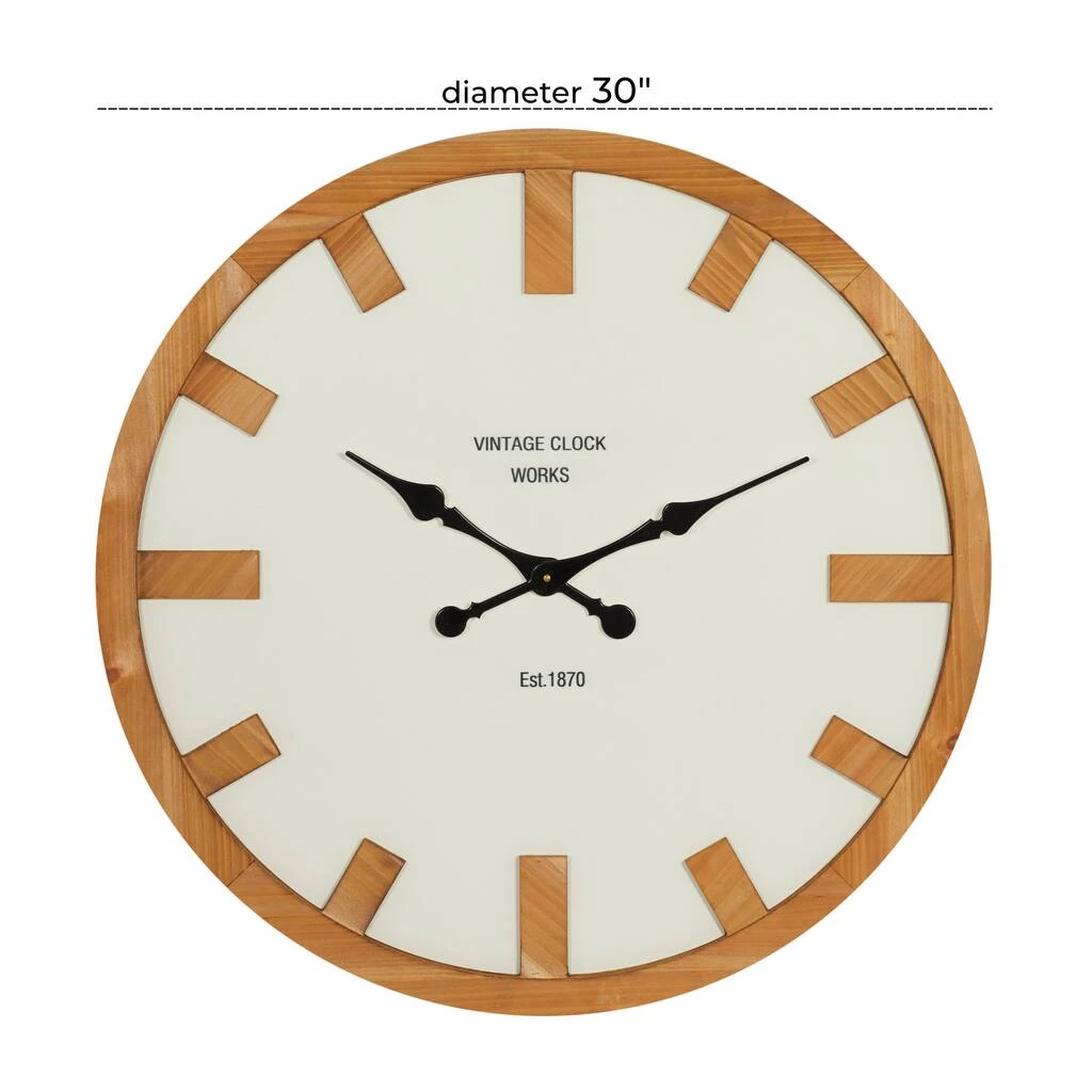 Brand new π₯ White Glass Contemporary Wall Clock, 30" x 30" x 2" by Ivory and Iris βοΈ 6 Brand new π₯ White Glass Contemporary Wall Clock, 30" x 30" x 2" by Ivory and Iris βοΈ - Image 6