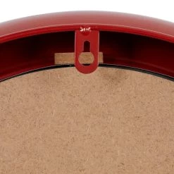 New ✔️ Red Vintage Metal Wall Clock, 17" x 17" by Ivory and Iris 👍 -Cheap Ivory and Iris Store D495817S 5