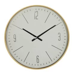 Top 10 🎉 White Glass Contemporary Wall Clock, 20" x 20" x 2" by Ivory and Iris 🌟