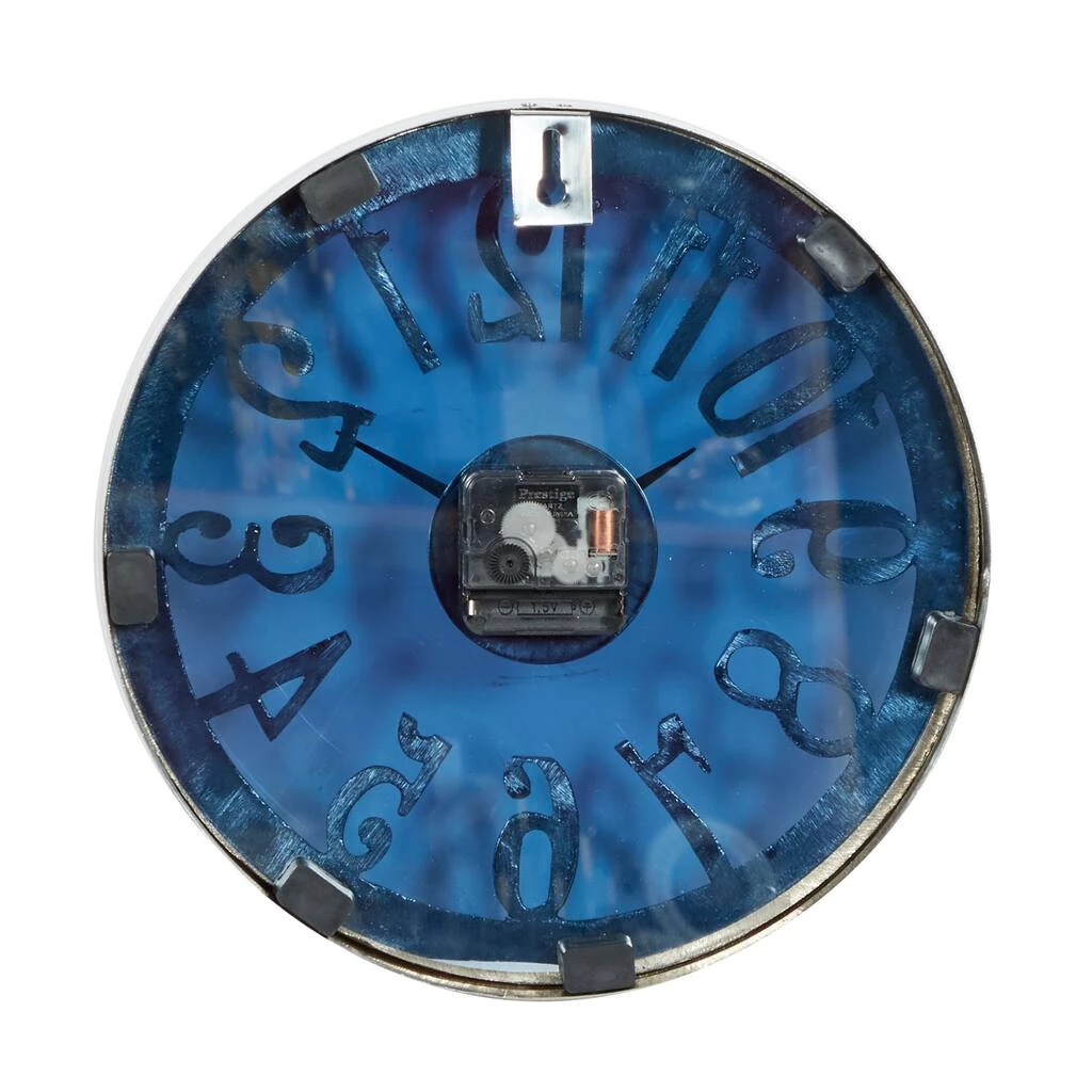 Coupon π Blue Aluminum Contemporary Wall Clock, 12" x 12" x 2" by Ivory and Iris π 6 Coupon π Blue Aluminum Contemporary Wall Clock, 12" x 12" x 2" by Ivory and Iris π - Image 6
