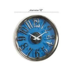 Coupon π Blue Aluminum Contemporary Wall Clock, 12" x 12" x 2" by Ivory and Iris π 14 Coupon π Blue Aluminum Contemporary Wall Clock, 12" x 12" x 2" by Ivory and Iris π -Cheap Ivory and Iris Store D495822S 7