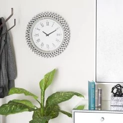 New π Silver MDF Glam Wall Clock, 20" x 2" x 20" by Ivory and Iris β€οΈ 11 New π Silver MDF Glam Wall Clock, 20" x 2" x 20" by Ivory and Iris β€οΈ -Cheap Ivory and Iris Store D495823S 6