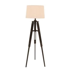 Flash Sale π€© Black Wood Industrial Floor Lamp, 62" x 21" x 21" by Ivory and Iris π