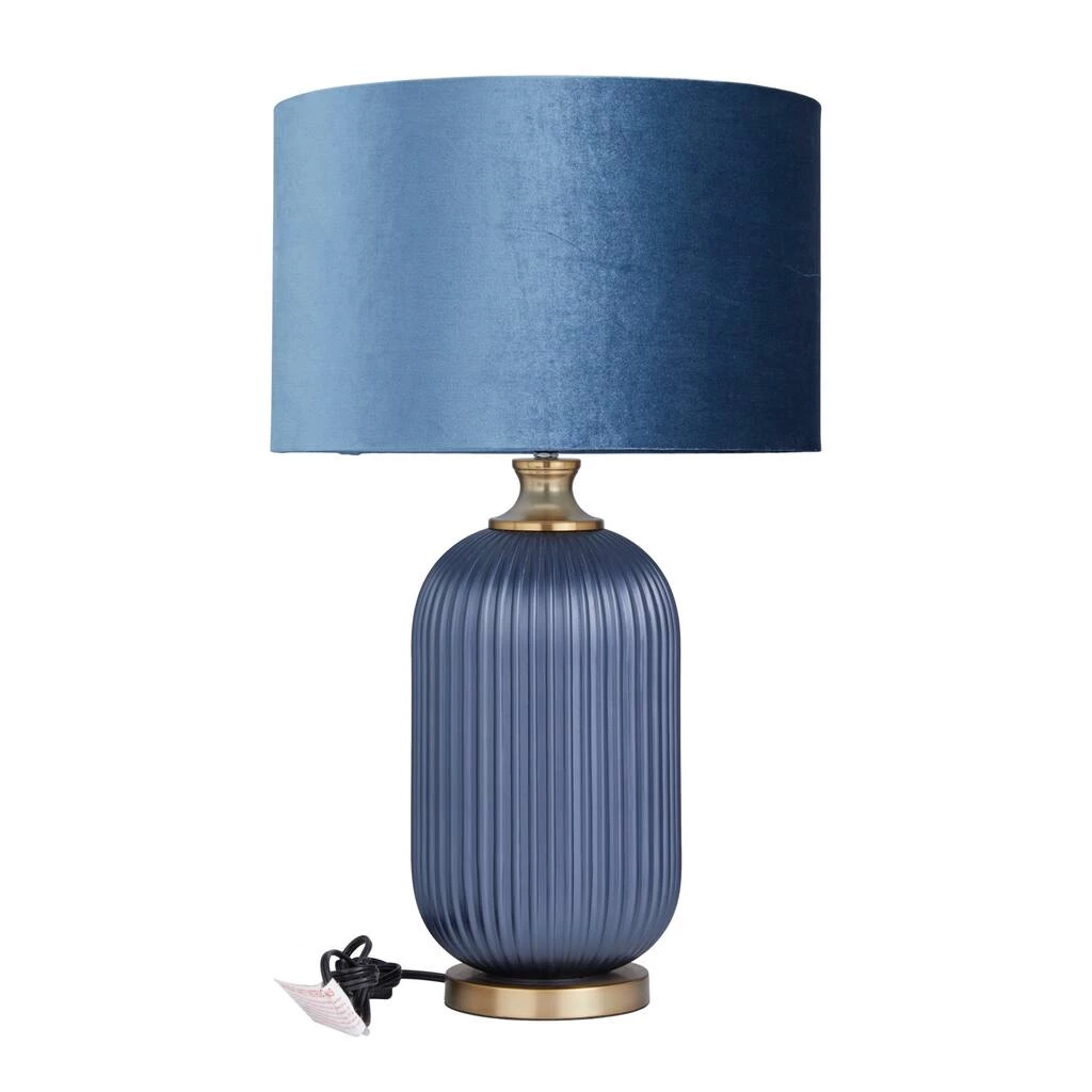 Best reviews of β Blue Velvet Transitional Table Lamp, 26" x 16" x 16" by Ivory and Iris π 2 Best reviews of β Blue Velvet Transitional Table Lamp, 26" x 16" x 16" by Ivory and Iris π - Image 2