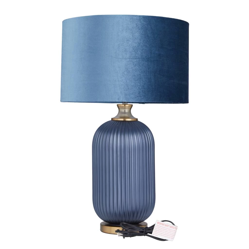 Best reviews of β Blue Velvet Transitional Table Lamp, 26" x 16" x 16" by Ivory and Iris π 6 Best reviews of β Blue Velvet Transitional Table Lamp, 26" x 16" x 16" by Ivory and Iris π - Image 6