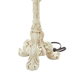 Deals 🔔 White Polystone Coastal Buffet Lamp 7" x 7" x 31" by Ivory and Iris 🧨 -Cheap Ivory and Iris Store D495996S 6