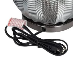 Discount 🎁 Black Polyester Transitional Table Lamp, 20" x 17" x 14" by Ivory and Iris ✨ -Cheap Ivory and Iris Store D495997S 6