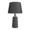 Best deal 🥰 Black Cement Modern Table Lamp, 24" x 14" x 14" by Ivory and Iris 🎉