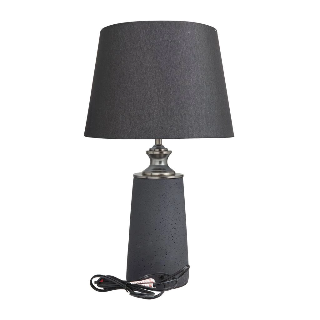 Best deal π₯° Black Cement Modern Table Lamp, 24" x 14" x 14" by Ivory and Iris π 6 Best deal π₯° Black Cement Modern Table Lamp, 24" x 14" x 14" by Ivory and Iris π - Image 6