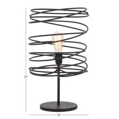 Coupon β Black Metal Industrial Table Lamp, 21" x 12" x 12" by Ivory and Iris π 8 Coupon β Black Metal Industrial Table Lamp, 21" x 12" x 12" by Ivory and Iris π -Cheap Ivory and Iris Store D496001S 4