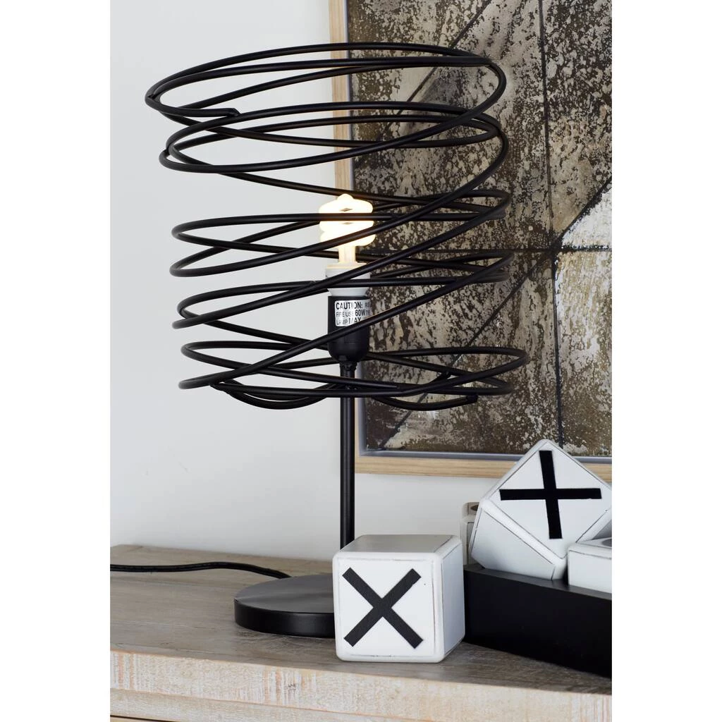 Coupon β Black Metal Industrial Table Lamp, 21" x 12" x 12" by Ivory and Iris π 5 Coupon β Black Metal Industrial Table Lamp, 21" x 12" x 12" by Ivory and Iris π - Image 5