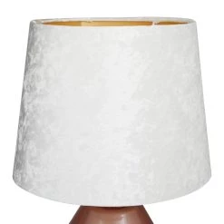 Best Pirce ⌛ Pink Polyester Glam Table Lamp, 20" x 13" x 13" by Ivory and Iris ✨ -Cheap Ivory and Iris Store D496004S 5