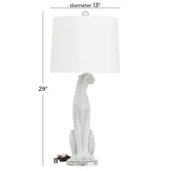 Best Pirce π White Polystone Glam Table Lamp, Set of 2 29" x 13" x 13" by Ivory and Iris β 21 Best Pirce π White Polystone Glam Table Lamp, Set of 2 29" x 13" x 13" by Ivory and Iris β -Cheap Ivory and Iris Store D496007S 10