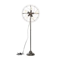 Best Pirce ❤️ Brown Metal Industrial Floor Lamp, 55" x 19" x 11" by Ivory and Iris 🧨 -Cheap Ivory and Iris Store D496008S 3