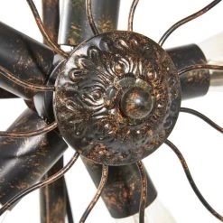 Best Pirce ❤️ Brown Metal Industrial Floor Lamp, 55" x 19" x 11" by Ivory and Iris 🧨 -Cheap Ivory and Iris Store D496008S 6