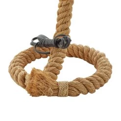 Best reviews of ❤️ Brown Rope and Iron Rustic Desk Lamp, 32" x 11" x 14" by Ivory and Iris 🎉 -Cheap Ivory and Iris Store D496013S 11