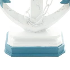 Best reviews of 🛒 Set of 2 Blue Polystone Nautical Table Lamp, 28" by Ivory and Iris 🎉 -Cheap Ivory and Iris Store D496018S 10