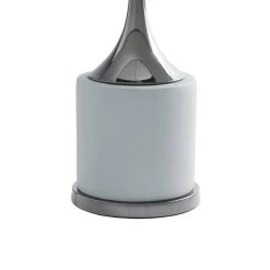 Cheap 🌟 Grey Metal Traditional Table Lamp, 24" x 15" x 15" by Ivory and Iris 💯 -Cheap Ivory and Iris Store D496019S 4