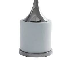 Cheap 🌟 Grey Metal Traditional Table Lamp, 24" x 15" x 15" by Ivory and Iris 💯 -Cheap Ivory and Iris Store D496019S 7