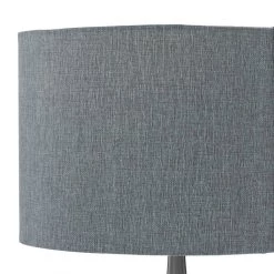 Cheap 🌟 Grey Metal Traditional Table Lamp, 24" x 15" x 15" by Ivory and Iris 💯 -Cheap Ivory and Iris Store D496019S 8