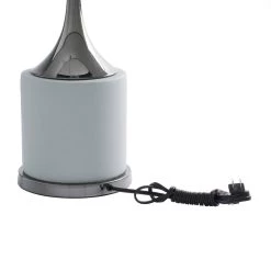 Cheap 🌟 Grey Metal Traditional Table Lamp, 24" x 15" x 15" by Ivory and Iris 💯 -Cheap Ivory and Iris Store D496019S 9