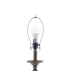 Cheapest π Traditional Antique Bronze Polystone Bell-Shaped Buffet Lamp, 3" x 11" x 11" by Ivory and Iris π 14 Cheapest π Traditional Antique Bronze Polystone Bell-Shaped Buffet Lamp, 3" x 11" x 11" by Ivory and Iris π -Cheap Ivory and Iris Store D496022S 5