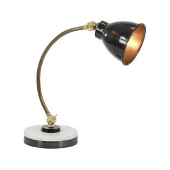 Flash Sale 🎉 Black Metal Traditional Desk Lamp, 19" x 7" x 12" by Ivory and Iris 🎁