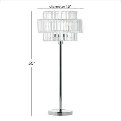 Best reviews of π₯ Silver Iron Contemporary Table Lamp, 30" x 13" x 13" by Ivory and Iris π 18 Best reviews of π₯ Silver Iron Contemporary Table Lamp, 30" x 13" x 13" by Ivory and Iris π -Cheap Ivory and Iris Store D496027S 9