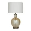 Discount ⌛ White Polyester Traditional Table Lamp, 27" x 17" x 17" by Ivory and Iris 🎉