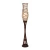 Flash Sale 🔔 Brown Bamboo and Iron Traditional Floor Lamp, 59" x 10" x 10" by Ivory and Iris 🧨