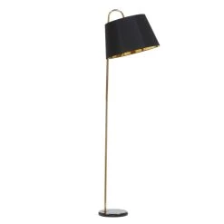 Flash Sale π€© Black Metal Transitional Floor Lamp, 60" x 16" x 16" by Ivory and Iris β€οΈ