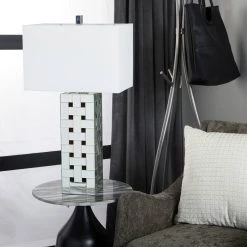 Discount π Silver Glass Glam Table Lamp, 29" x 10" x 16" by Ivory and Iris π 19 Discount π Silver Glass Glam Table Lamp, 29" x 10" x 16" by Ivory and Iris π -Cheap Ivory and Iris Store D496038S 10