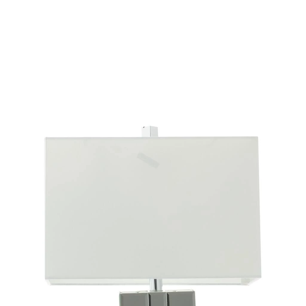 Discount π Silver Glass Glam Table Lamp, 29" x 10" x 16" by Ivory and Iris π 3 Discount π Silver Glass Glam Table Lamp, 29" x 10" x 16" by Ivory and Iris π - Image 3