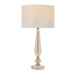 Top 10 𧨠White Linen Traditional Buffet Lamp, 27" x 14" x 14" by Ivory and Iris β