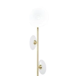 Best Pirce 🔥 Gold Iron Modern Floor Lamp, 67" x 10" x 10" by Ivory and Iris 💯 -Cheap Ivory and Iris Store D496046S 4