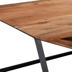 Promo 🎁 26" Small Metal & Wood Triangular Table For Home Display by Ivory and Iris ❤️ -Cheap Ivory and Iris Store D496279S 7