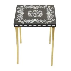 Buy π 20" Gold Eclectic Aluminum Accent Table by Ivory and Iris π₯°