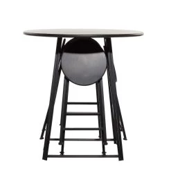 Discount 😍 72" Black Metal Rustic Dining Table by Ivory and Iris ✨ -Cheap Ivory and Iris Store D496287S 3