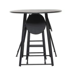 Discount 😍 72" Black Metal Rustic Dining Table by Ivory and Iris ✨ -Cheap Ivory and Iris Store D496287S 4