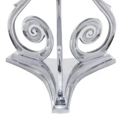 Discount 🛒 31" Silver Aluminum Traditional Coffee Table by Ivory and Iris ✨ -Cheap Ivory and Iris Store D496288S 6