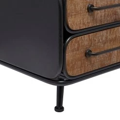 Best reviews of 🎉 18" Brown Iron Industrial Coffee Table by Ivory and Iris 😉 -Cheap Ivory and Iris Store D496292S 4