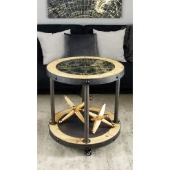 Buy β¨ 25" Brown Industrial Metal Accent Table by Ivory and Iris π€© 9 Buy β¨ 25" Brown Industrial Metal Accent Table by Ivory and Iris π€© -Cheap Ivory and Iris Store D496301S 5