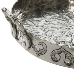 Top 10 🛒 Silver Aluminum Traditional Tray Set by Ivory and Iris 👍 -Cheap Ivory and Iris Store D496773S 4