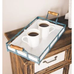 Top 10 ⌛ Blue Metal Farmhouse Tray Set by Ivory and Iris 🥰 -Cheap Ivory and Iris Store D496774S 7